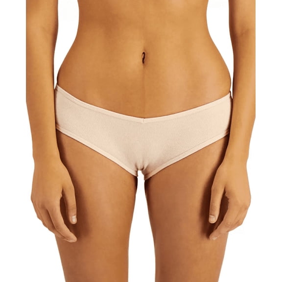 Jenni Women's Ribbed Hipster Underwear, Chai, Medium