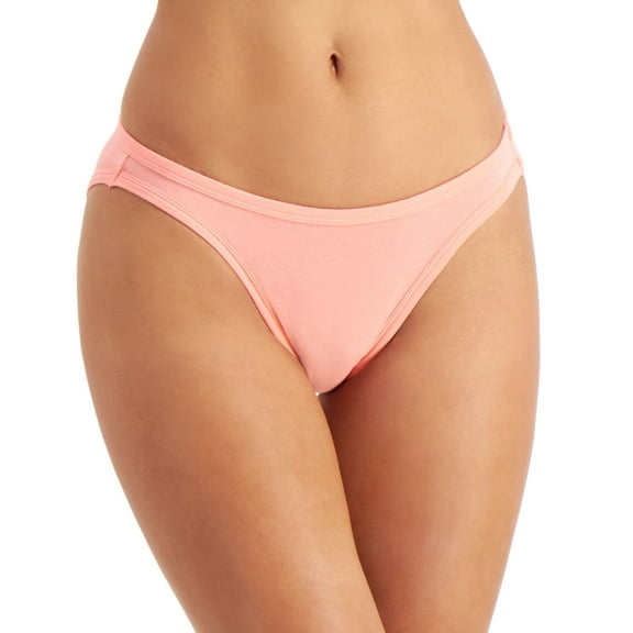 Jenni Women's Solid Bikini Bottoms, Pink, XXX-Large