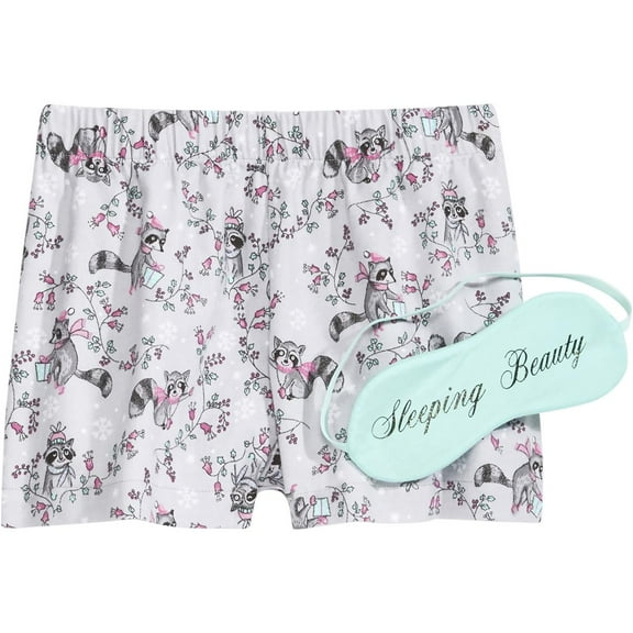 Jenni Womens Printed Boxer Pajama Shorts