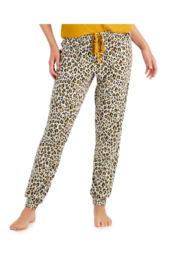 Womens Printed Jogger Pajama Pants