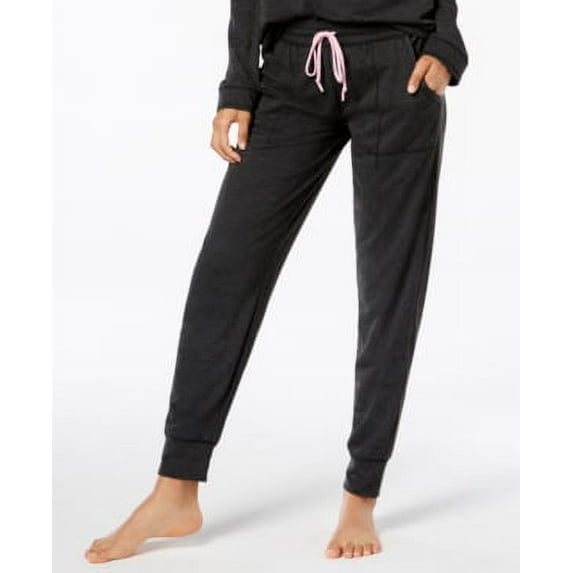 Jenni by Jennifer Moore Women's Jogger Pajama Pants Deep Black XXL