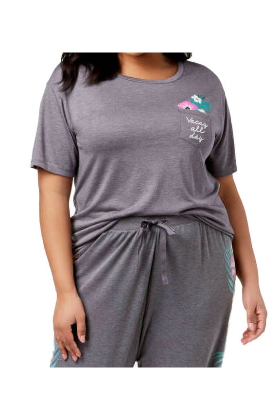 Womens Graphic Pocket Pajama T-Shirt