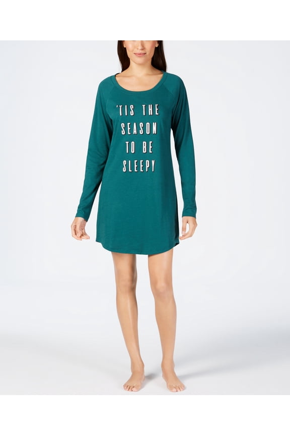 Womens Graphic-Print Sleepshirt Size XS