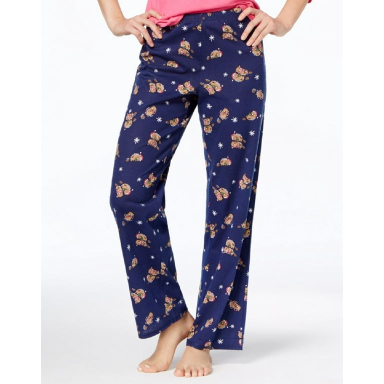 Jenni by Jennifer Moore Womens Knit Printed Pajama Pants 1 Piece Otter X Large Walmart