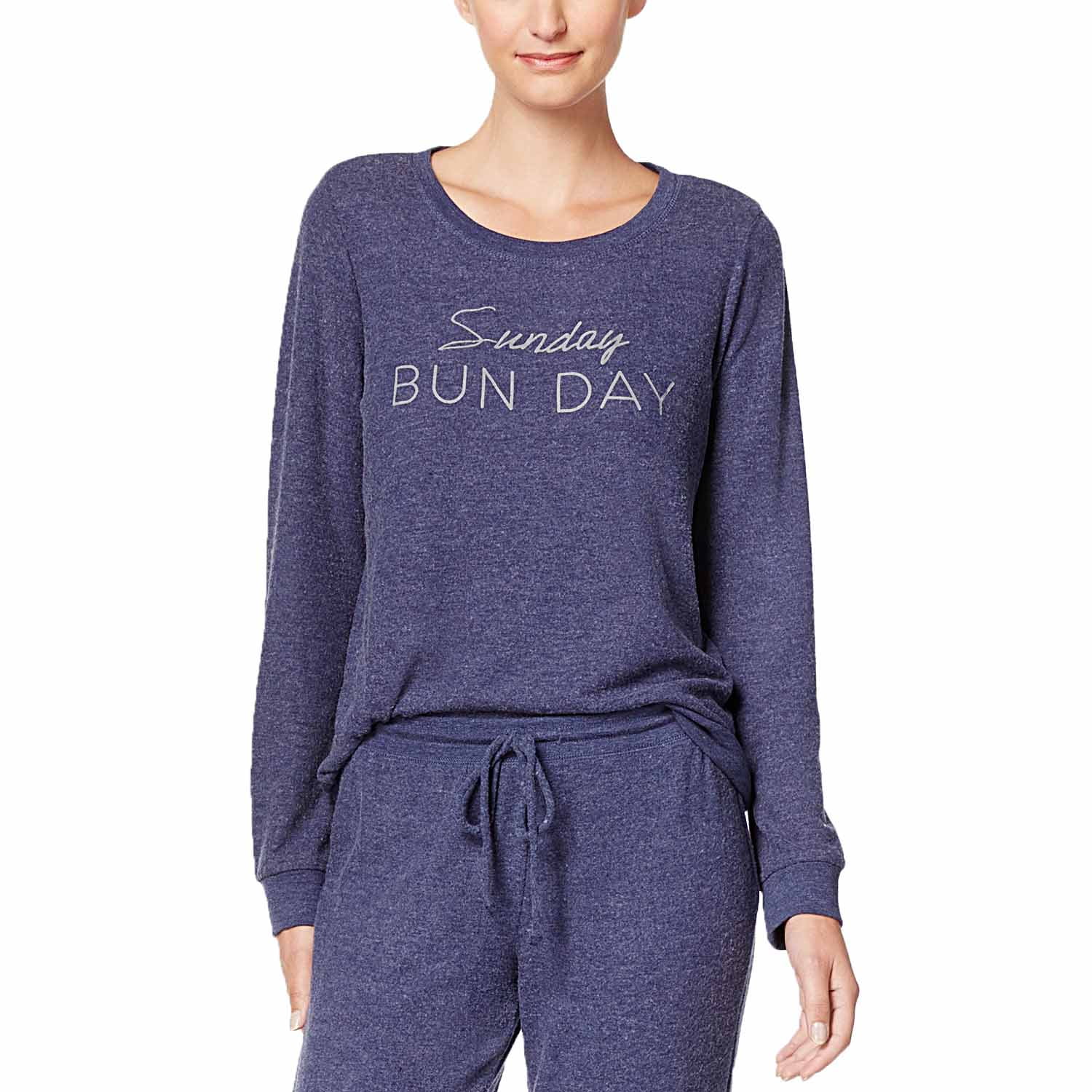 Febunday Jenni by Jennifer Moore Womens Sleepwear Graphic Print Pajama Top Only ...