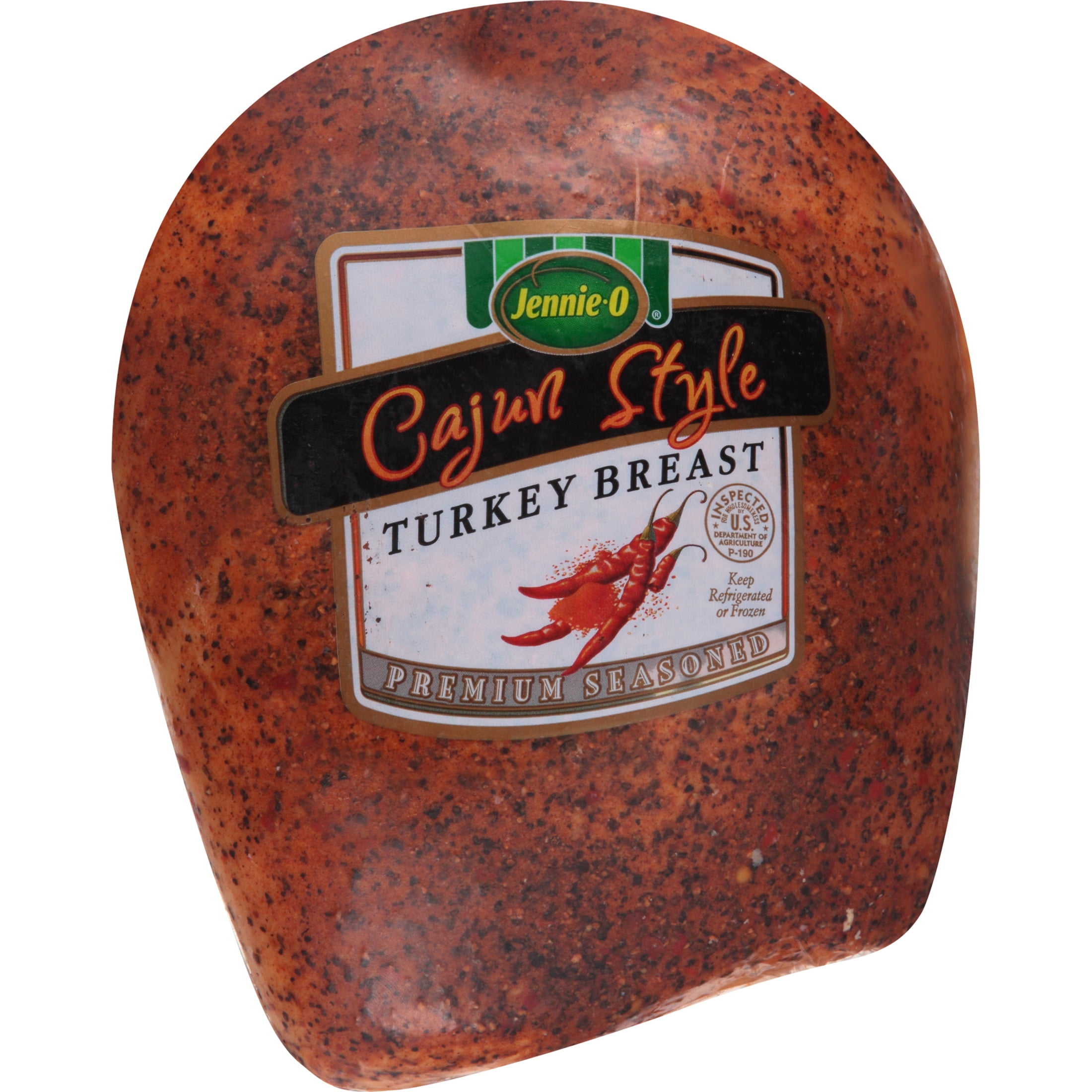 Jennie-O Premium Seasoned Cajun Style Turkey Breast, Serving Size 2oz, 12g Protein per Serving, Deli Sliced, Plastic Pack