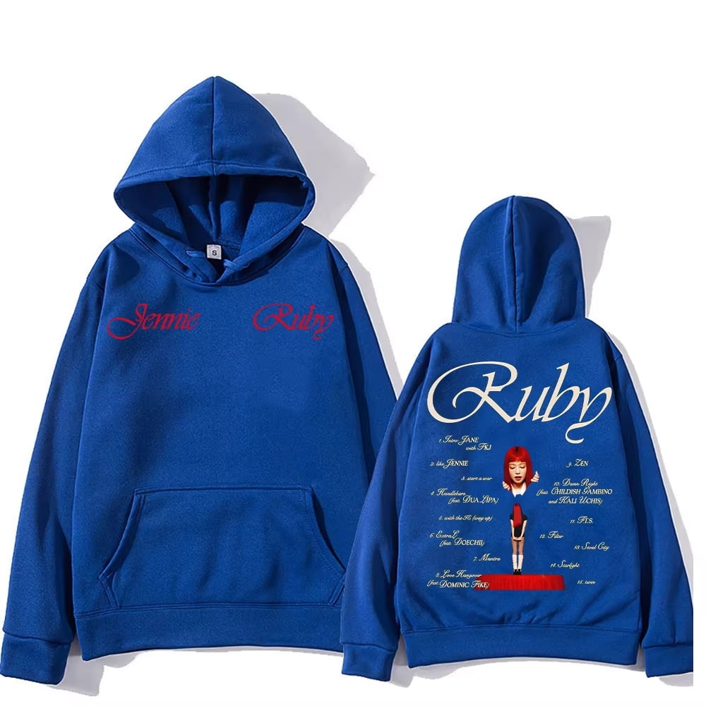 Jennie Ruby 1st Album Hoodies Unisex Fashion Sweatshirt