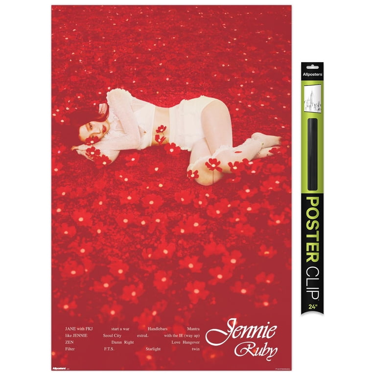 Jennie: Ruby - Track List Wall Poster, 22.375