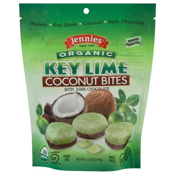 Jennies - Coconut Bites Key Lime - Case of 6-5.25 OZ