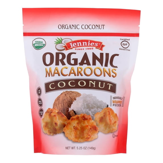 Jennies - Organic Macaroons Coconut - 5.25 oz.