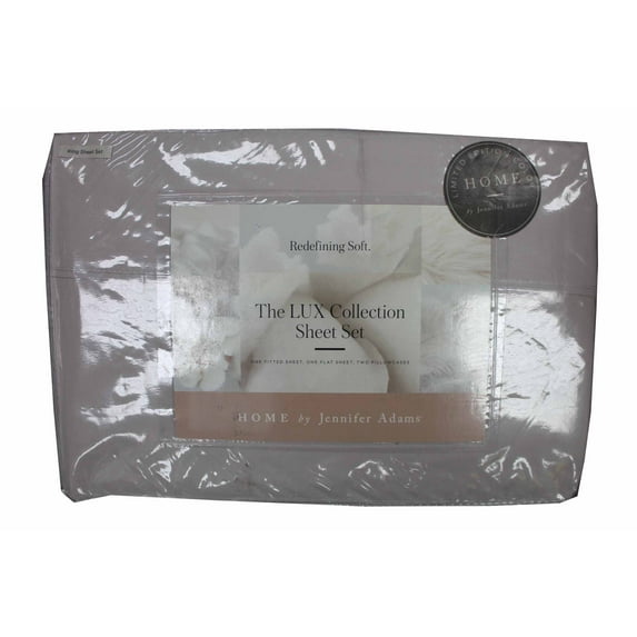 Jennifer Adams Home Lux Collection King Sheet Set 4 Pieces Linen