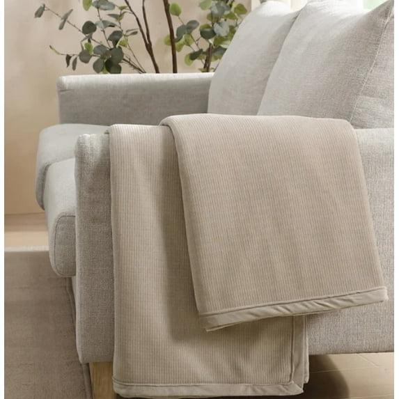 Jennifer Adams Luxe Chenille Corduroy Throw 60 x 70