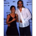 thumbnail image 1 of Posterazzi Jennifer Aniston And Brad Pitt On Red Carpet 16" x 20" Framed Poster, 1 of 1
