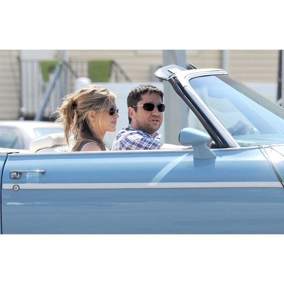 Jennifer Aniston Gerard Butler On Location For Bounty Film Shooting Rockaway Rockaway Ny July 6 2009. Photo By