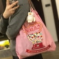 thumbnail image 1 of Japanese Embroidered Shopping Bag Handbag Oxford Bag Embroidered Nylon Waterproof Shopping Bag Portable Shoulder Cross-Span Bag, 1 of 6