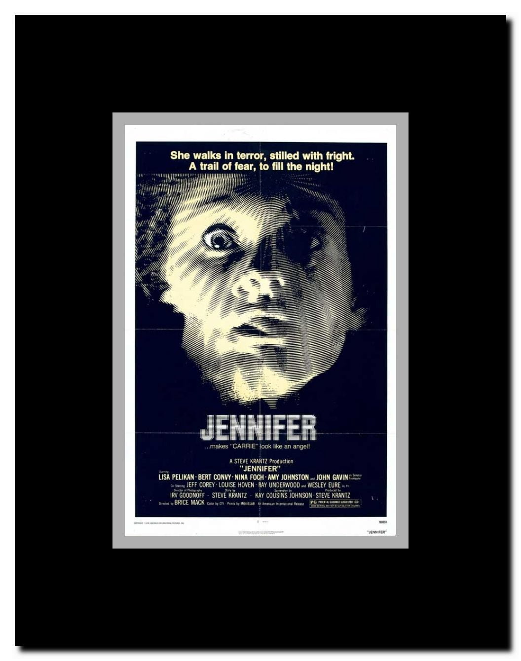 Jennifer Framed Movie Poster