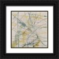 thumbnail image 1 of Jennifer Goldberger 15x15 Black Ornate Wood Framed with Double Matting Museum Art Print Titled - Sea Overlay, 1 of 4