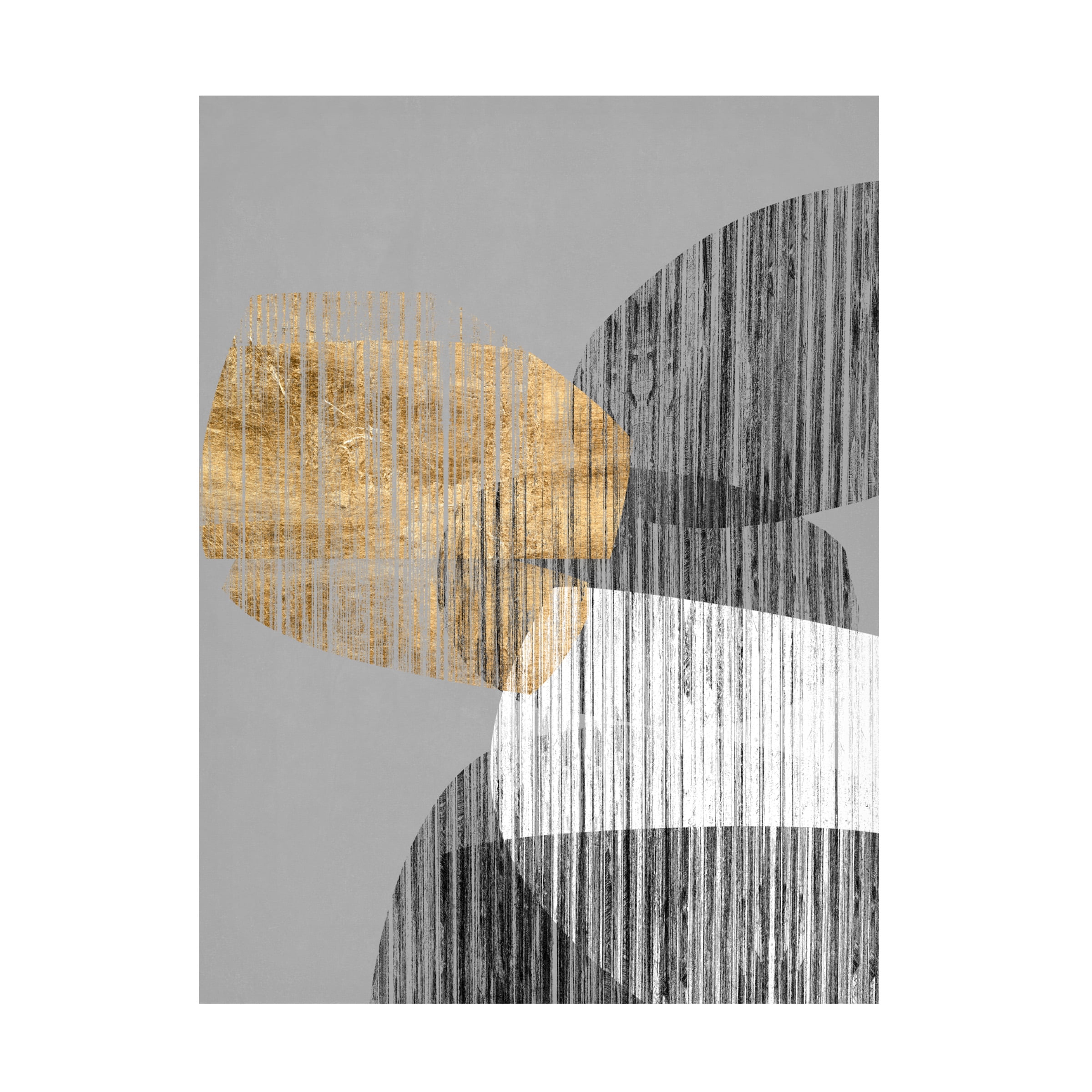 Jennifer Goldberger 'Adjacent Shapes I' Canvas Art