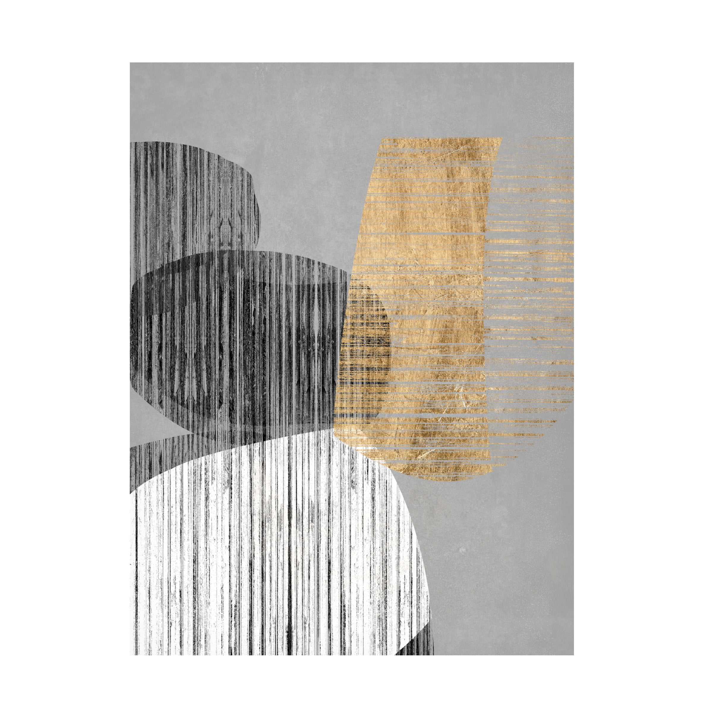 Jennifer Goldberger 'Adjacent Shapes II' Canvas Art