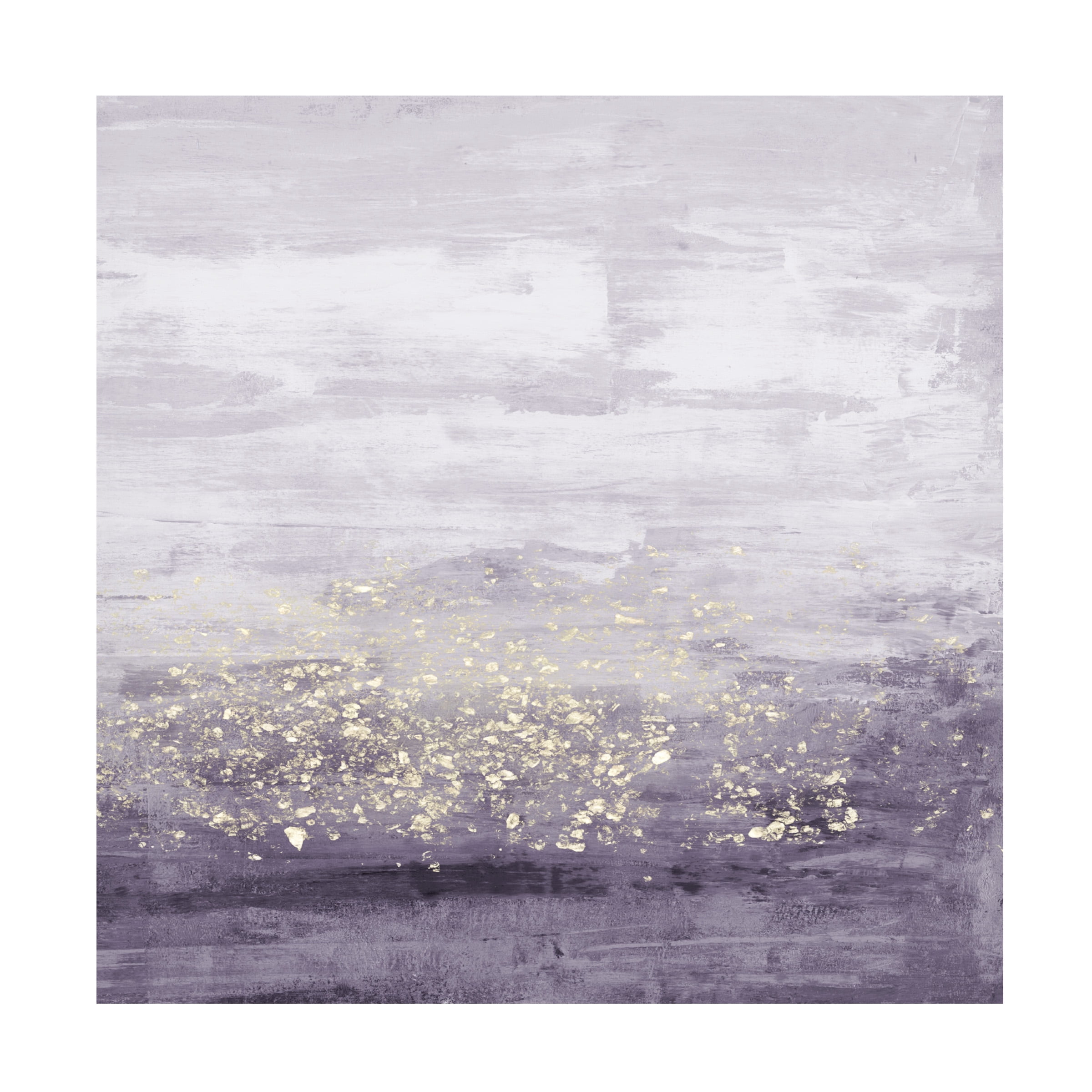 Trademark Fine Art Jennifer Goldberger Amethyst Glitter I Canvas Wall Art - 24x24