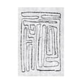 thumbnail image 1 of Jennifer Goldberger 'Black And White Runes I' Canvas Art, 1 of 3
