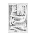 thumbnail image 1 of Jennifer Goldberger 'Black And White Runes II' Canvas Art, 1 of 3