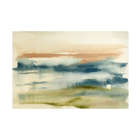 Jennifer Goldberger 'Blended Horizon II' Canvas Art