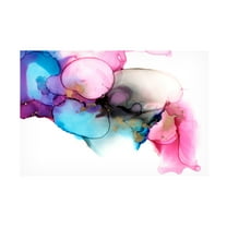 Trademark Fine Art Jennifer Goldberger Borealis II Canvas Wall Art - 12x19