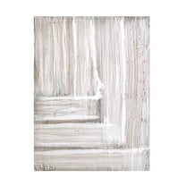 Jennifer Goldberger 'Concentric White II' Canvas Art