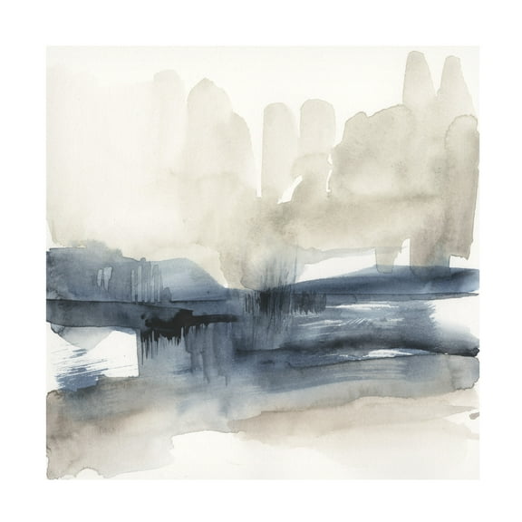 Jennifer Goldberger 'Fog on the Horizon III' Canvas Art