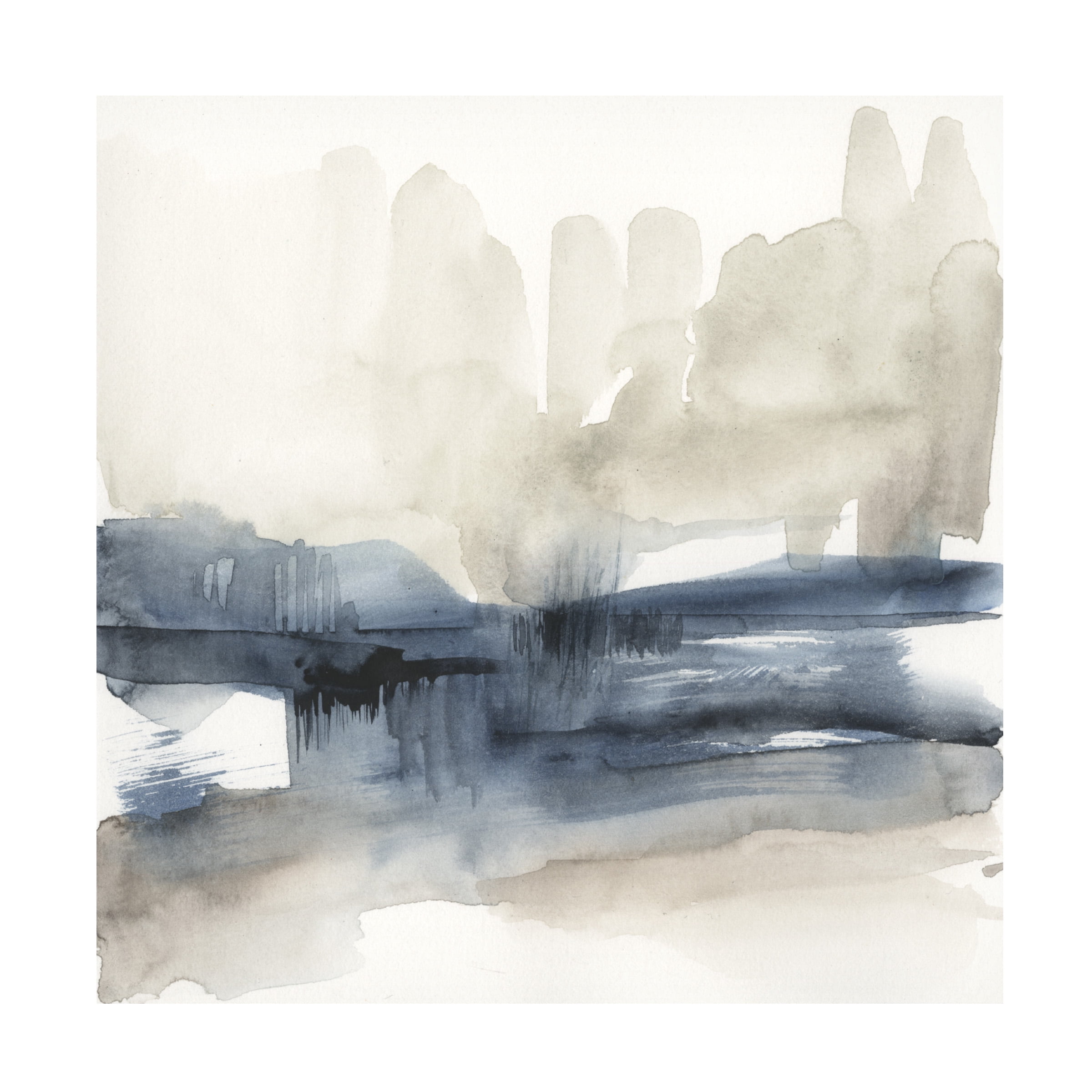 Trademark Fine Art Jennifer Goldberger Fog on the Horizon III Canvas Wall Art - 35x35