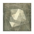 thumbnail image 1 of Jennifer Goldberger 'Geomolecule Blueprint I' Canvas Art, 1 of 3