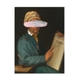 thumbnail image 1 of Jennifer Goldberger 'Masked Sequoyah' Canvas Art, 1 of 3