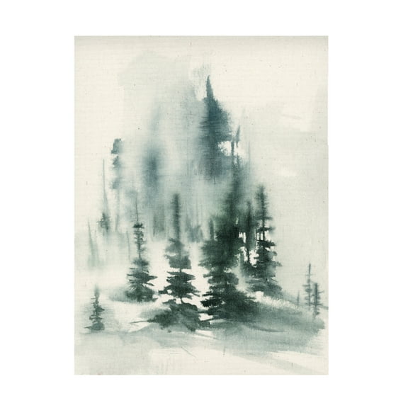 Jennifer Goldberger 'Misty Winter I' Canvas Art