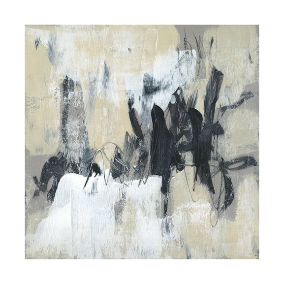 Jennifer Goldberger 'Neutral Exercise II' Canvas Art