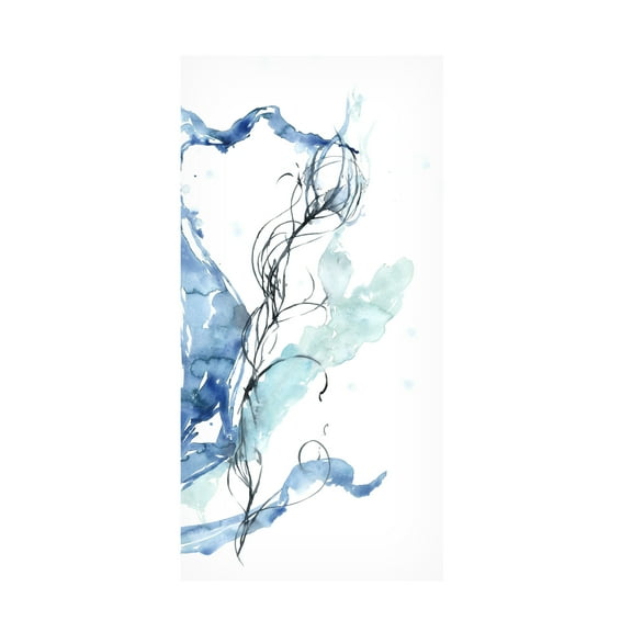 Jennifer Goldberger 'Ocean Etude Triptych III' Canvas Art
