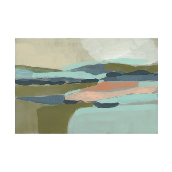 Jennifer Goldberger 'Pastel Plane I' Canvas Art