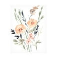 thumbnail image 1 of Jennifer Goldberger 'Peach and Paynes Bouquet II' Canvas Art, 1 of 4