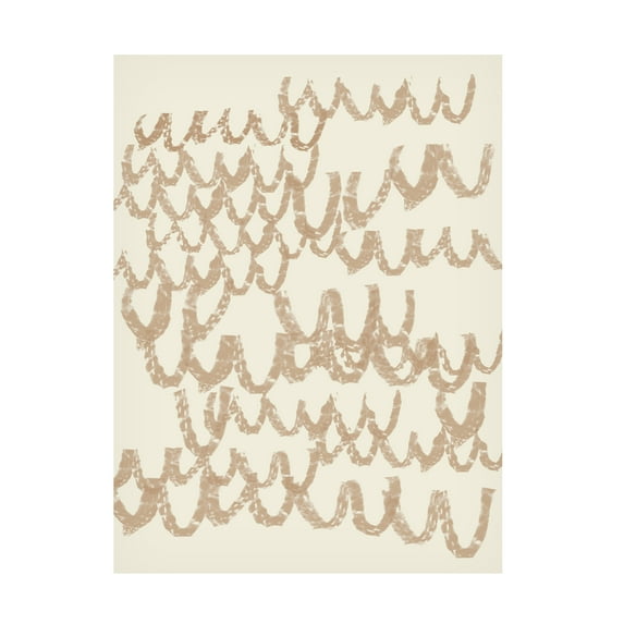 Jennifer Goldberger 'Scalloped II' Canvas Art