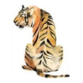 thumbnail image 1 of Jennifer Goldberger 'Sitting Tiger II' Canvas Art, 1 of 3