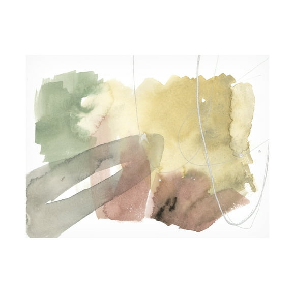 Jennifer Goldberger 'Warm Occurrences III' Canvas Art