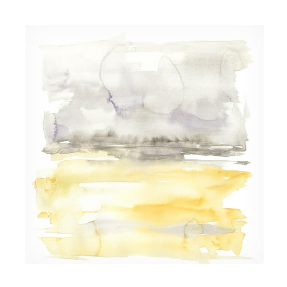 Jennifer Goldberger 'Winter Horizon Line I' Canvas Art