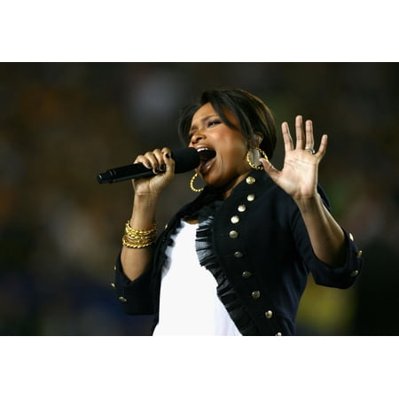 Jennifer Hudson poster singing Metal Sign 8inx 12in Metal Print 8x12 Square Adults Poster Time