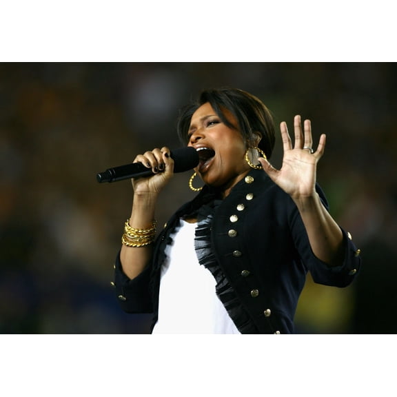 Jennifer Hudson poster singing Metal Sign 8inx 12in Metal Print 8x12 Square Adults Poster Time