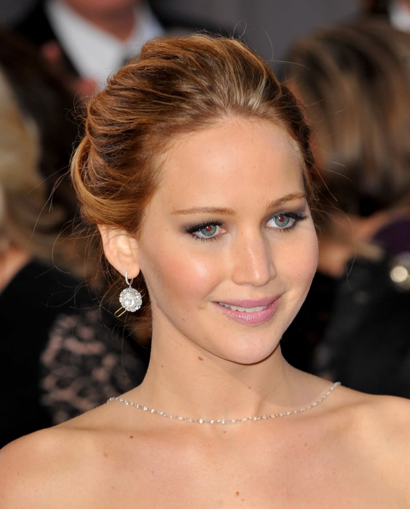 Jennifer Lawrence At Arrivals For The 85Th Annual Academy Awards Oscars 2013 - Pt 2 Canvas Art -  (16 x 20)
