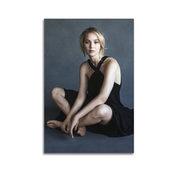 Jennifer Lawrence Star Poster Posters Aesthetic Canvas Posters Room Bedroom Decorative Decor Wall Art Office Home Decor