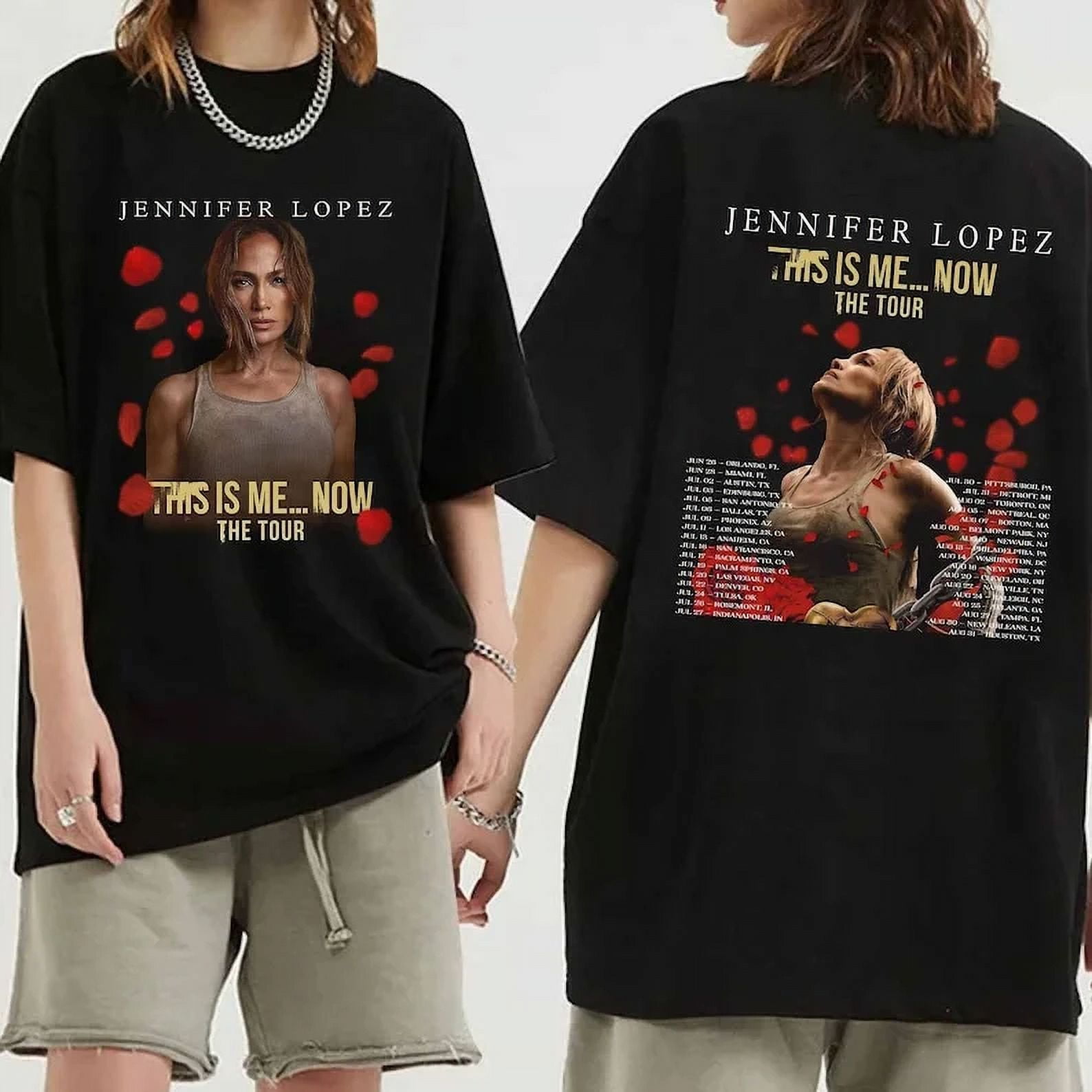 Jennifer Lopez 2024 This Is Me Now Tour Shirt, Jennifer Lopez Fan
