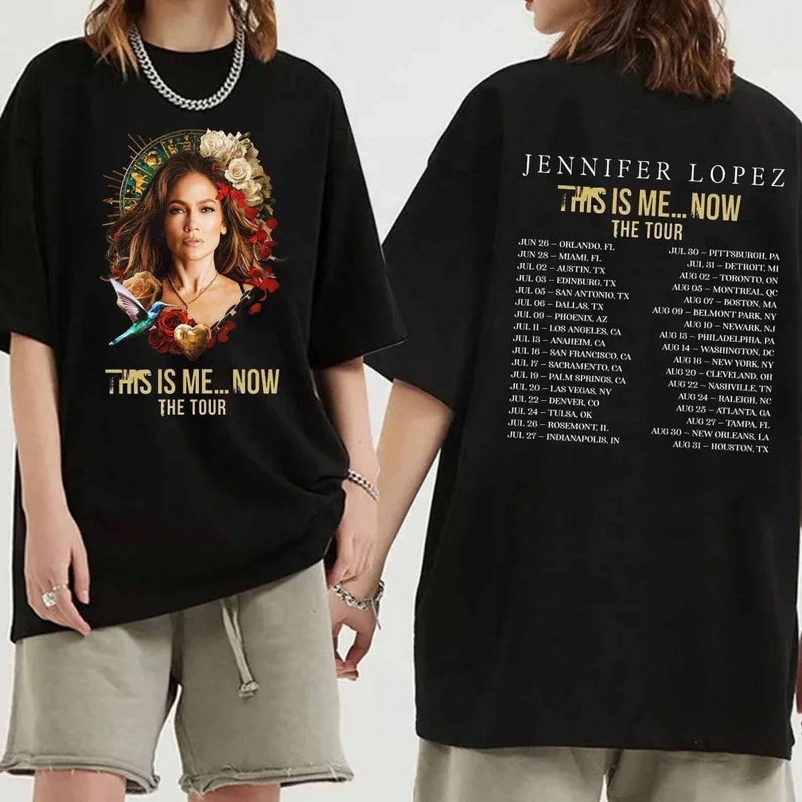 Jennifer Lopez 2024 This Is Me Now Tour Shirt, Jennifer Lopez Fan
