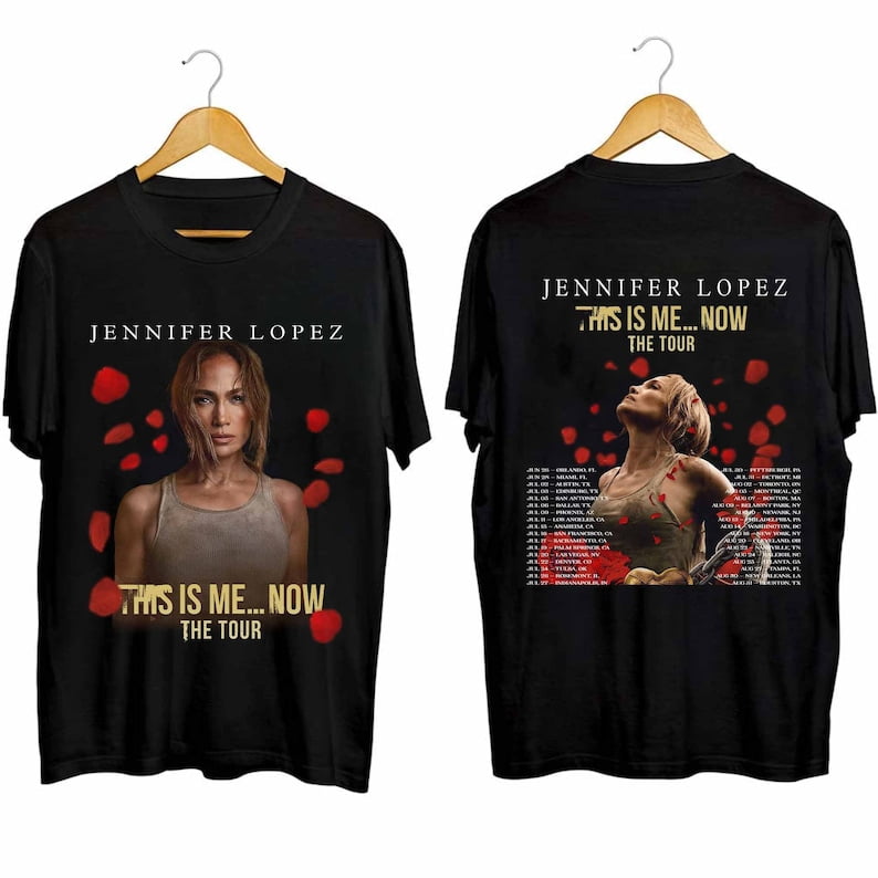 Jennifer Lopez 2024 This Is Me Now Tour Shirt, Jennifer Lopez Fan