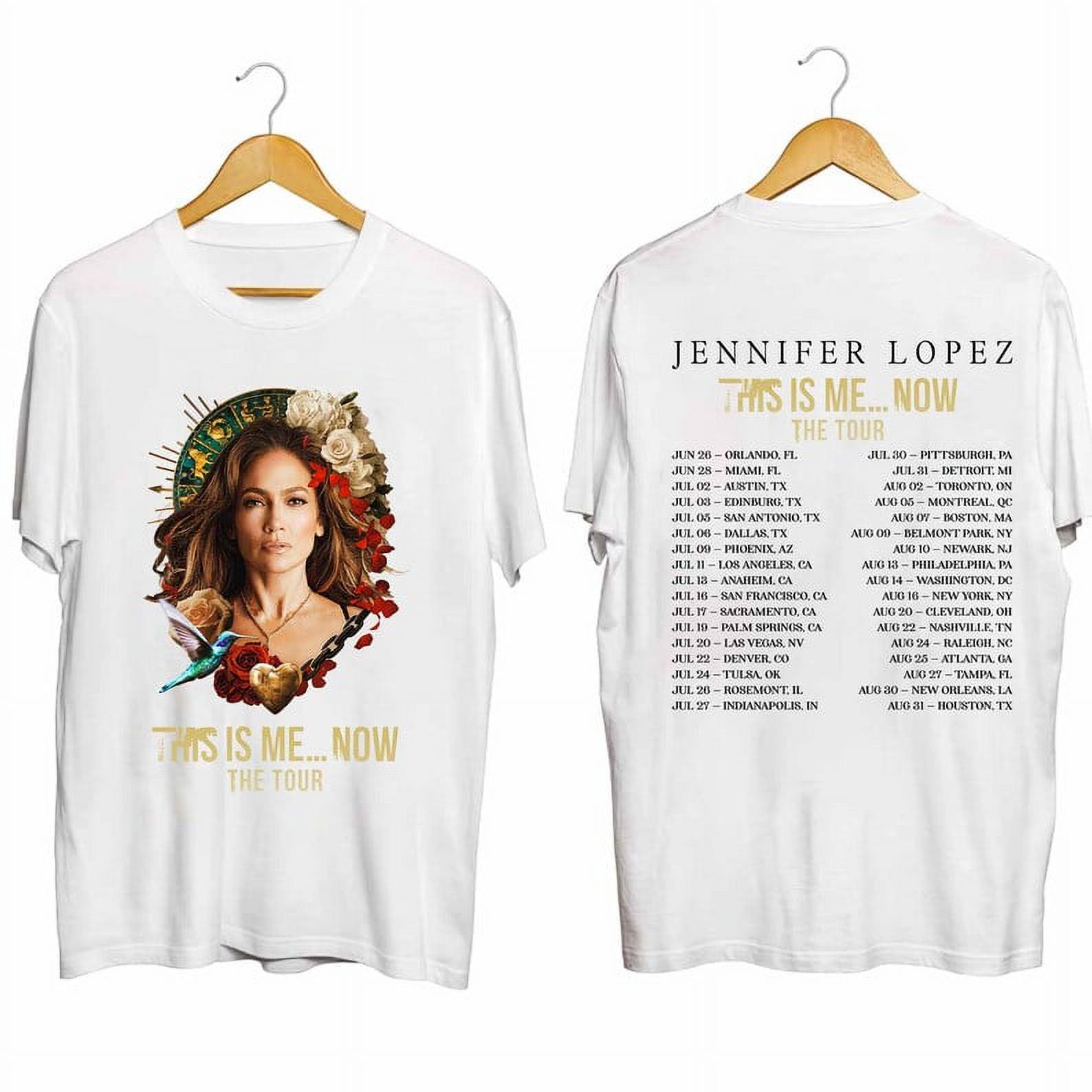 Jennifer Lopez 2024 This Is Me Now Tour Shirt, Jennifer Lopez Fan